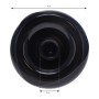 Buse en 4.5 pouces (110mm) Jet directionnel Noir