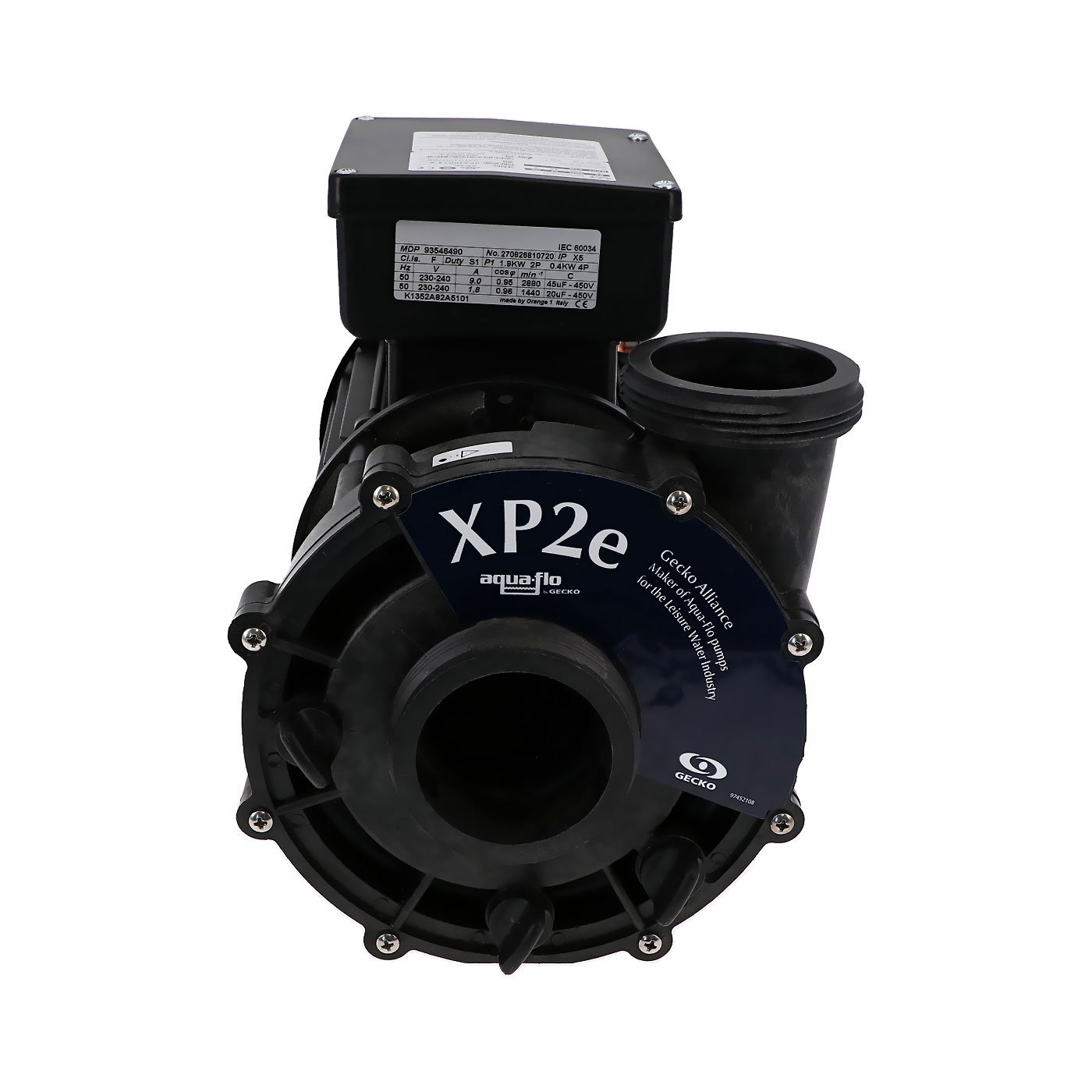 Pompe de massage Flo-master XP2E simple et double vitesses 2.0 HP 2 Vitesses