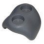 Porte verre droit pour Spa Gonflable Gris foncé