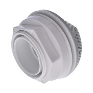 Sauganschluss AKU0064 Wellis 5 Zoll (127 mm) - Edelstahl/ABS grau