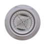 Bonde d'aspiration 5 pouces (125 mm) - INOX/ABS blanc
