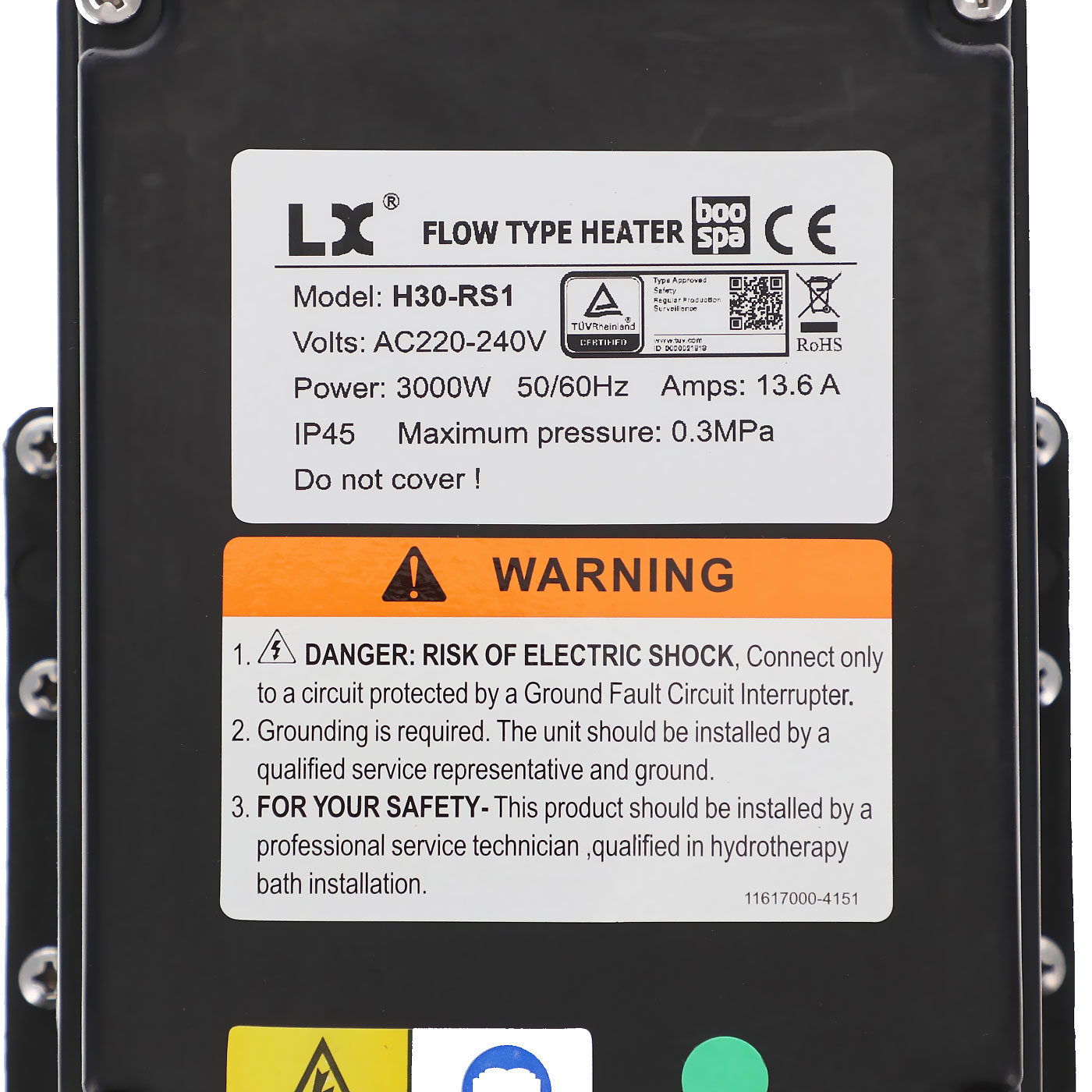 H30-RS1 Heater With connection cable to PCB