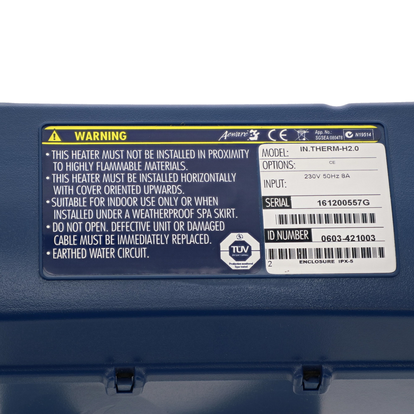 Réchauffeur IN.THERM 2kW / 3.8kW / 4kW 2kW