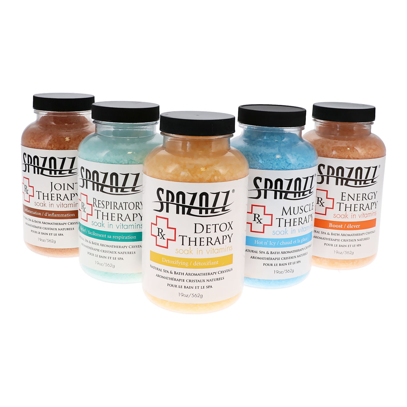 Sels d'aromathérapie thérapeutiques - 562g - Spazazz Boost
