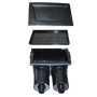 Skimmer complet Black double filtres Façade avec clapet