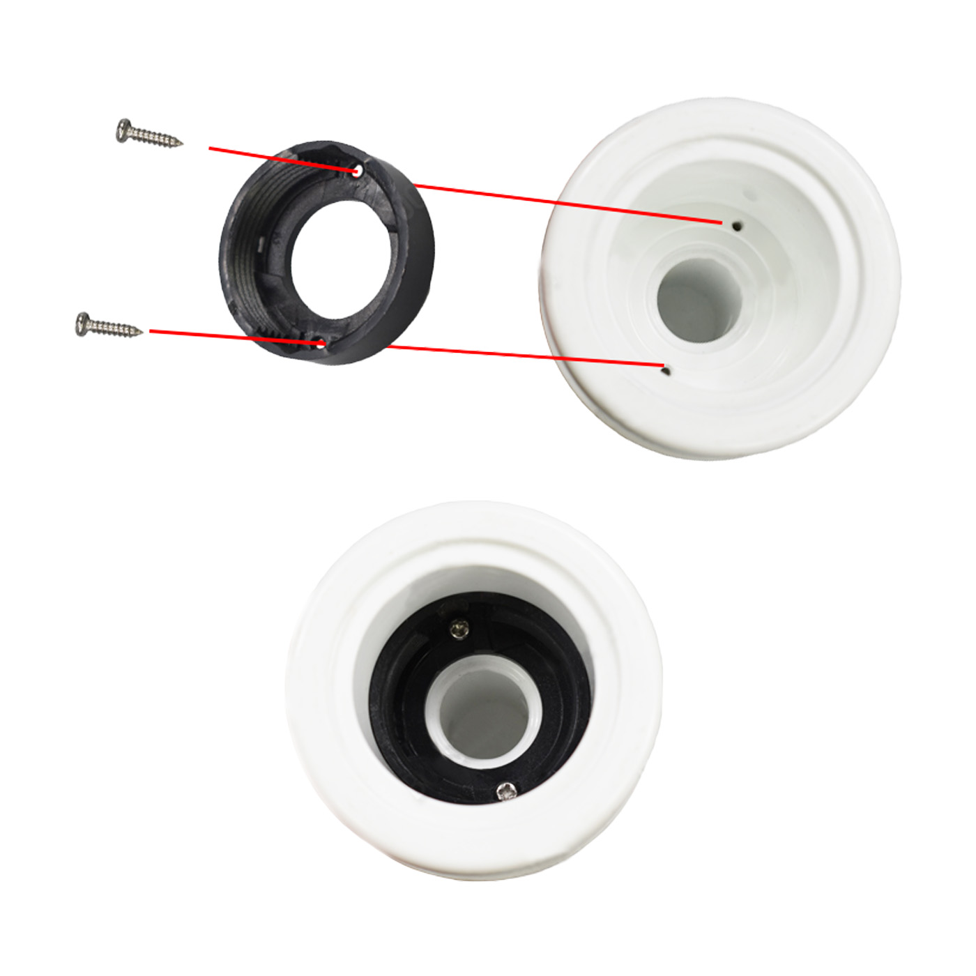 Adaptateur LVJ pour buse filetée en 5"