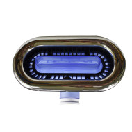 Stainless steel LED 37cm counter-current jet for spa