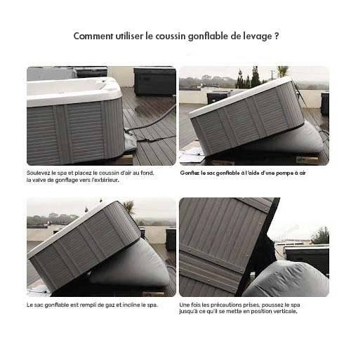 Coussin gonflable de levage pour spa