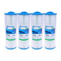 Lot de 4 Filtres spa 42522 / PWW25L / 4TP-926 / 4TH-949 - Classique - 106 plis - 2.5m²