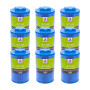 Set of 9 Spa Filters B Type / D.03.0450 / SC864-S / 50282M - BlueWater®