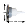 Roto Stainless stell 6541-557 Jet for Sundance® Spas