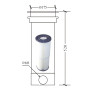 Skimmer complet pour spa Gris