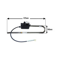 Heater 58320 2.9 kW elbow