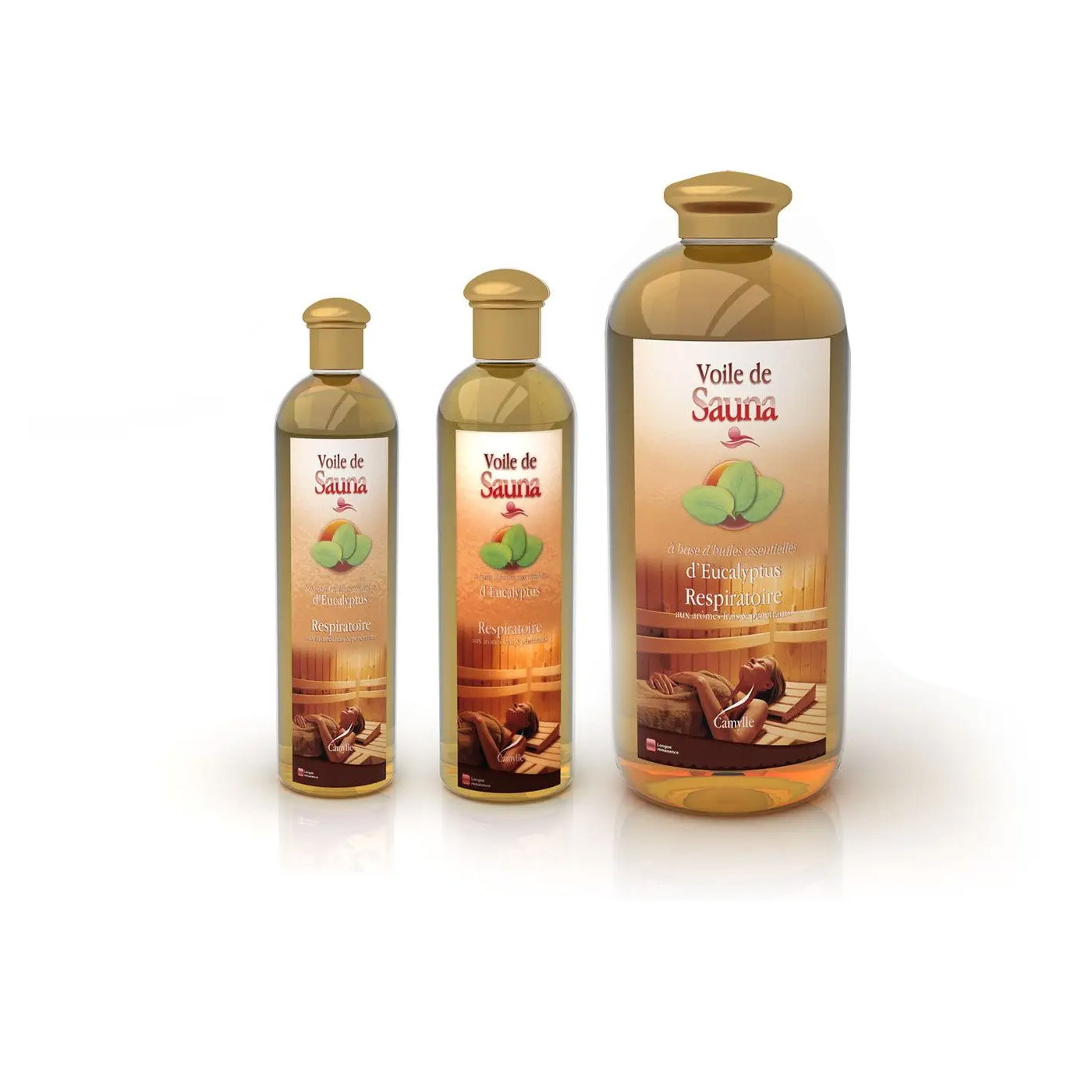 Voile de sauna Eucalyptus - Huiles essentielles sauna 1000 ml