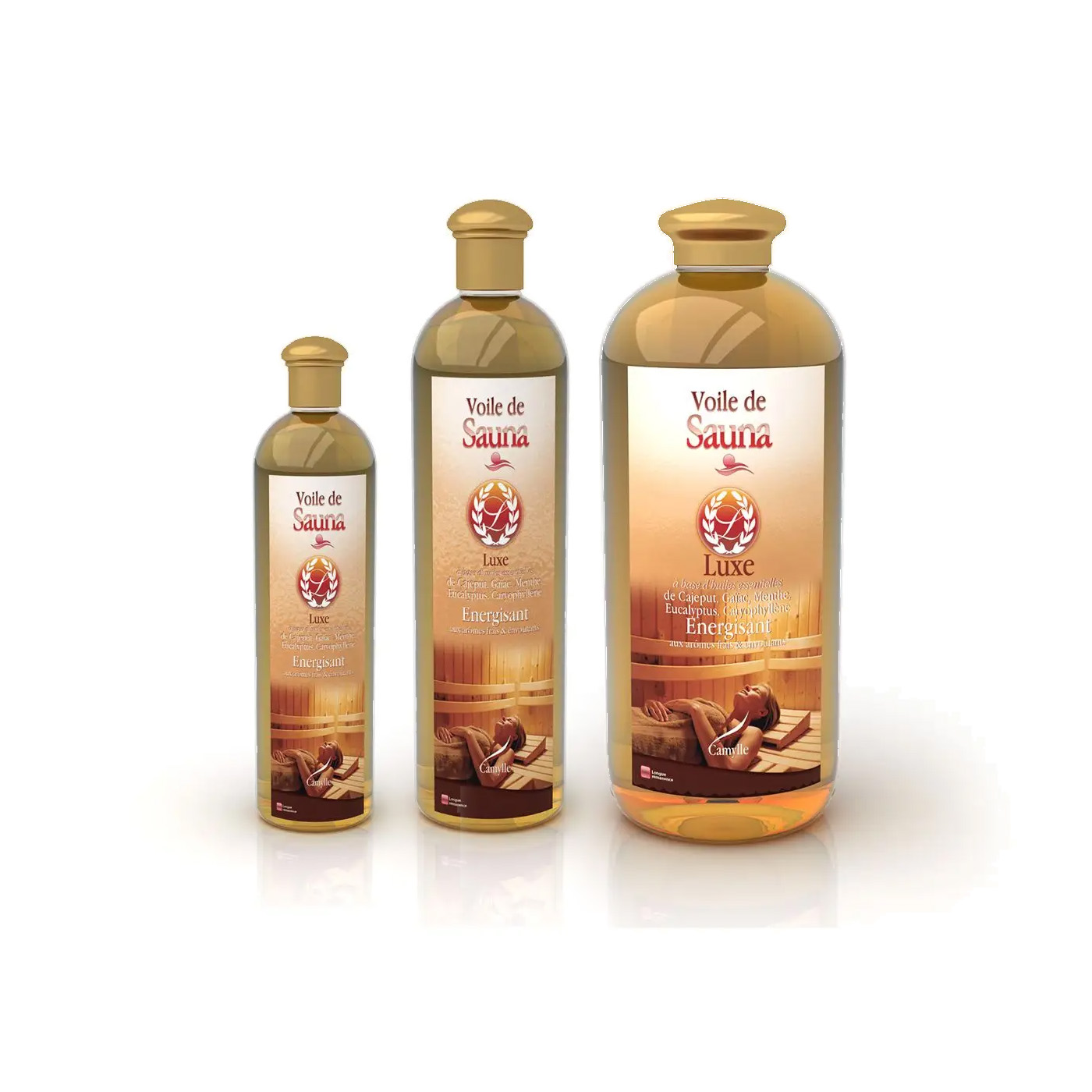 Voile de sauna Luxe - Huiles essentielles sauna 500 ml