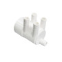 2'' F Manifold - 5 outlets 3/4'' ribbed ports