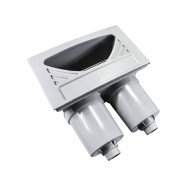 Skimmer complet noir Jazzi double filtres