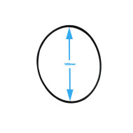 Flange gasket for JA50 pump.