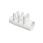 2 Manifold M/F - 6 smooth ports 3/4