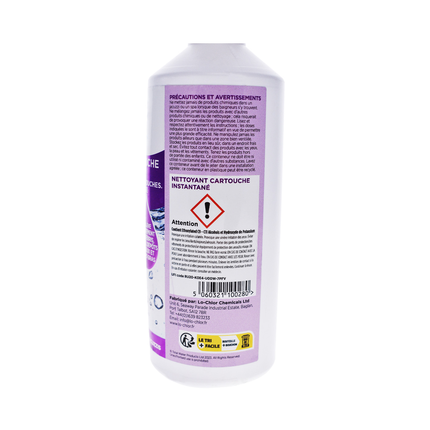 Nettoyant filtre de spa instantané Nettoyant filtre de spa instantané