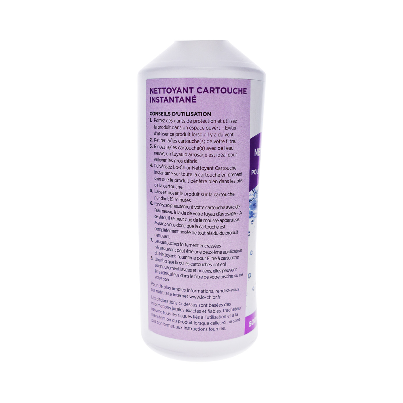 Nettoyant filtre de spa instantané Nettoyant filtre de spa instantané