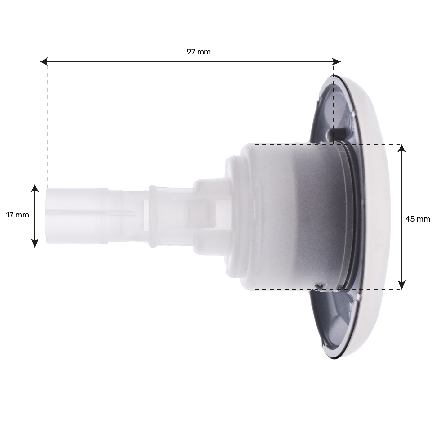 Jet 3" (84mm) Directionnel Light Inox Wellis