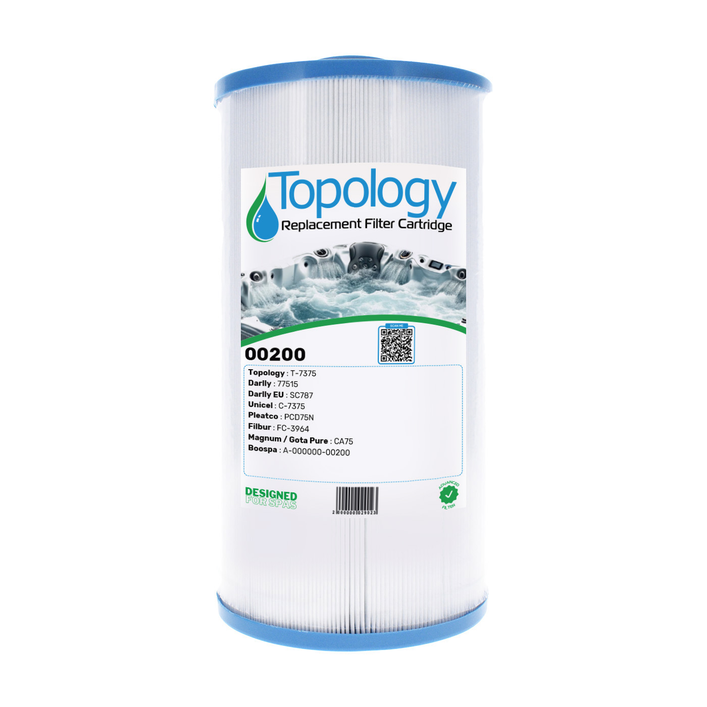 Spa Filter (77515 / C-7375 / T-7375 / FC-3964 / PCD75N) Spa Filter (77515 / C-7375 / T-7375 / FC-3964 / PCD75N)