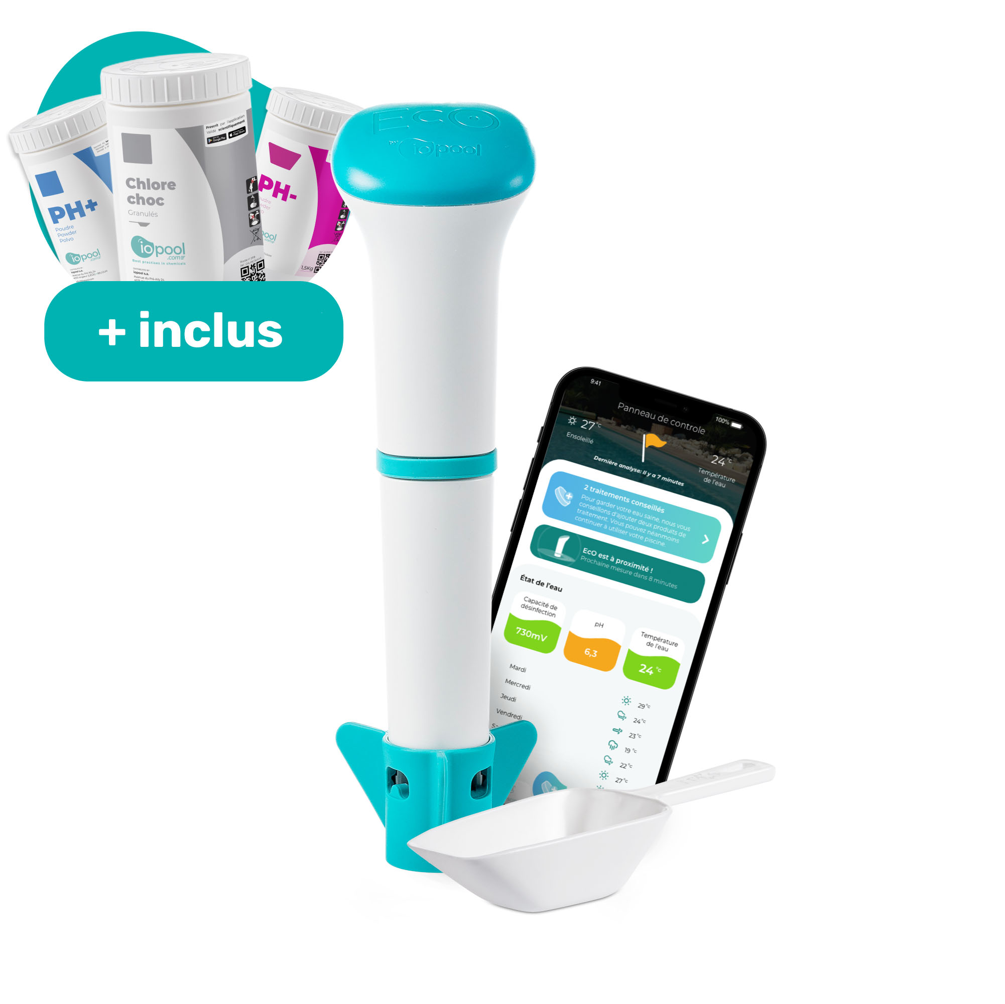 IOPOOL - EcO Start - Connected device for your spa water