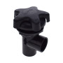 Waterfall Flow-Control Valve 1 Inch Black