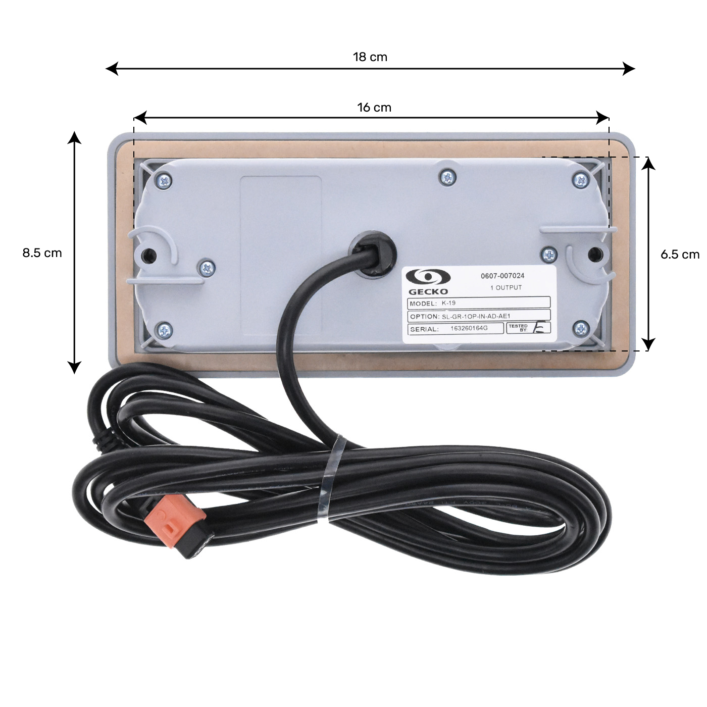 Clavier de commande K-19 1 pompe de massage Sans autocollant