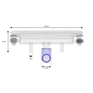 LED Cascade 19cm for spa