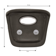 Kopfstütze Coast Spas CS-101 Braun - allein