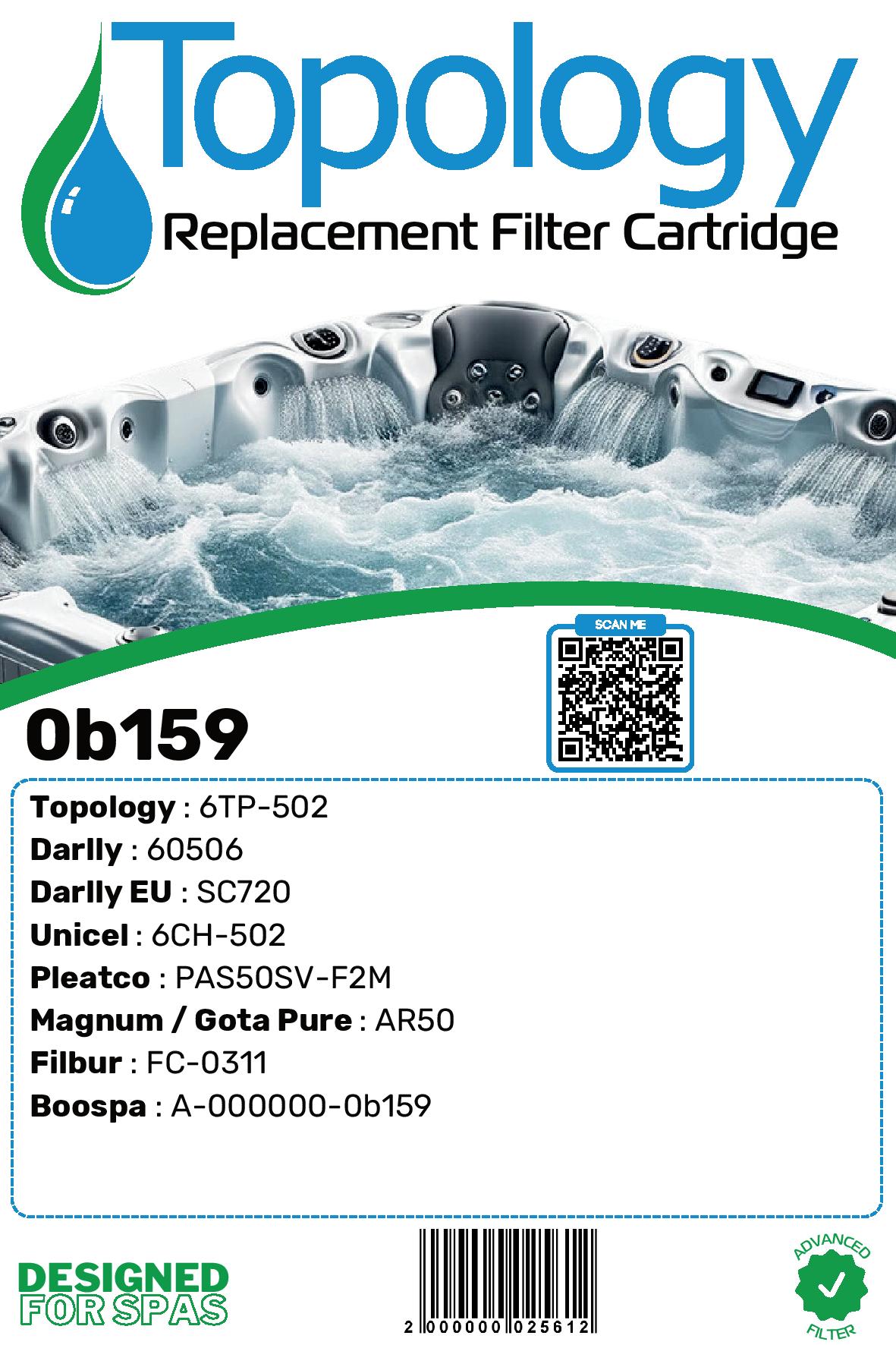 Spa Filter (60506 / 6CH-502 / FC-0311 / PAS50-SV)