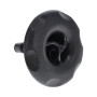 Buses Rising Dragon en 3 pouces (85mm) Roto ( jet rotatif ) ABS scalloped (Gris Anthracite)
