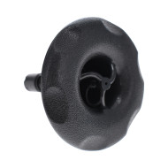 Jet 3” (85mm) Roto à visser - ABS biseauté gris foncé