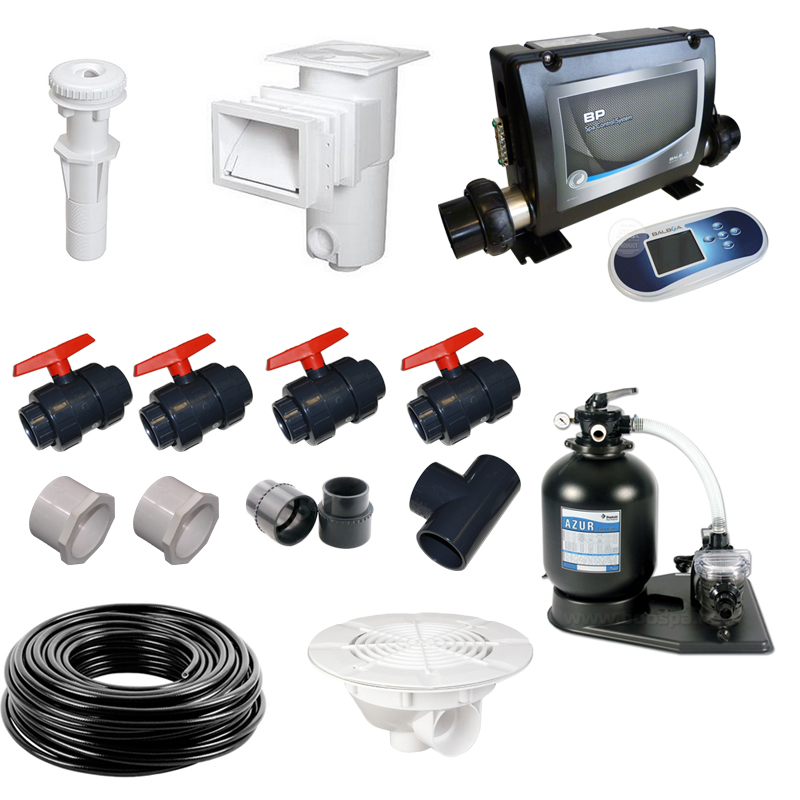 Kit filtration avec filtre à sable + système BP2100
