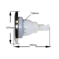 Clip-on 5" (127mm) Roto Jet V1