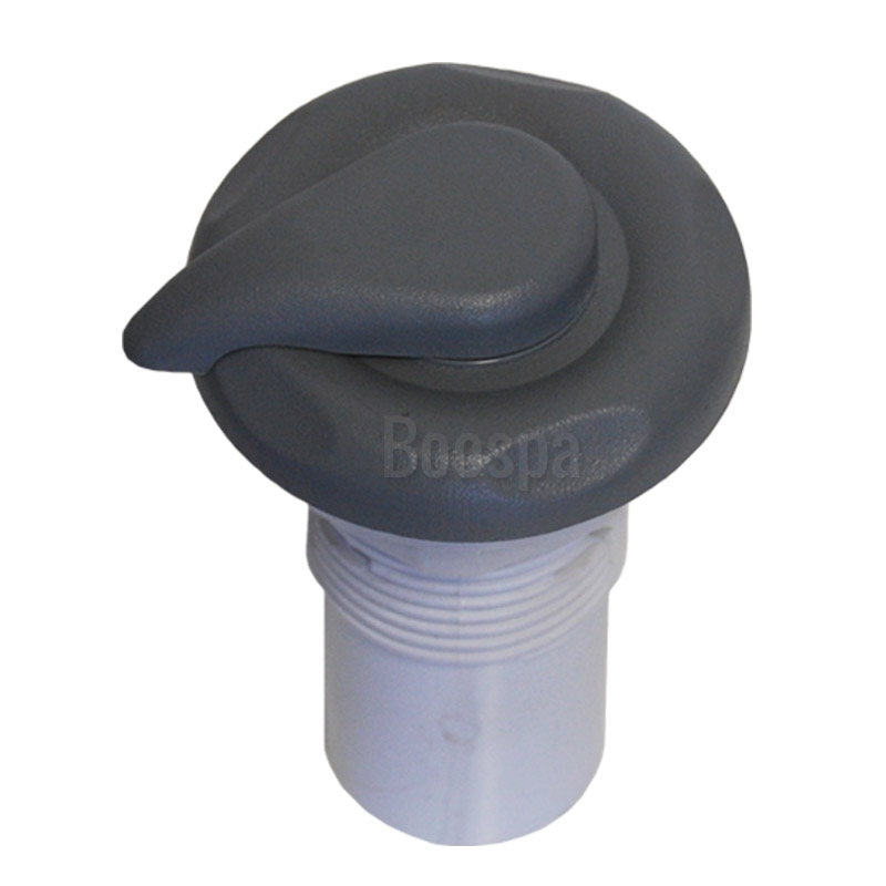 Vanne regulation d'air Abs gris (Venturi) Biseauté Vanne regulation d'air Abs gris (Venturi) Biseauté