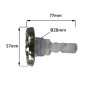 Jet transparent 2'' (57mm) Directionnel V3 INOX Wellis