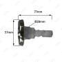 Jet transparent 2'' (57mm) Directionnel V3 INOX Wellis