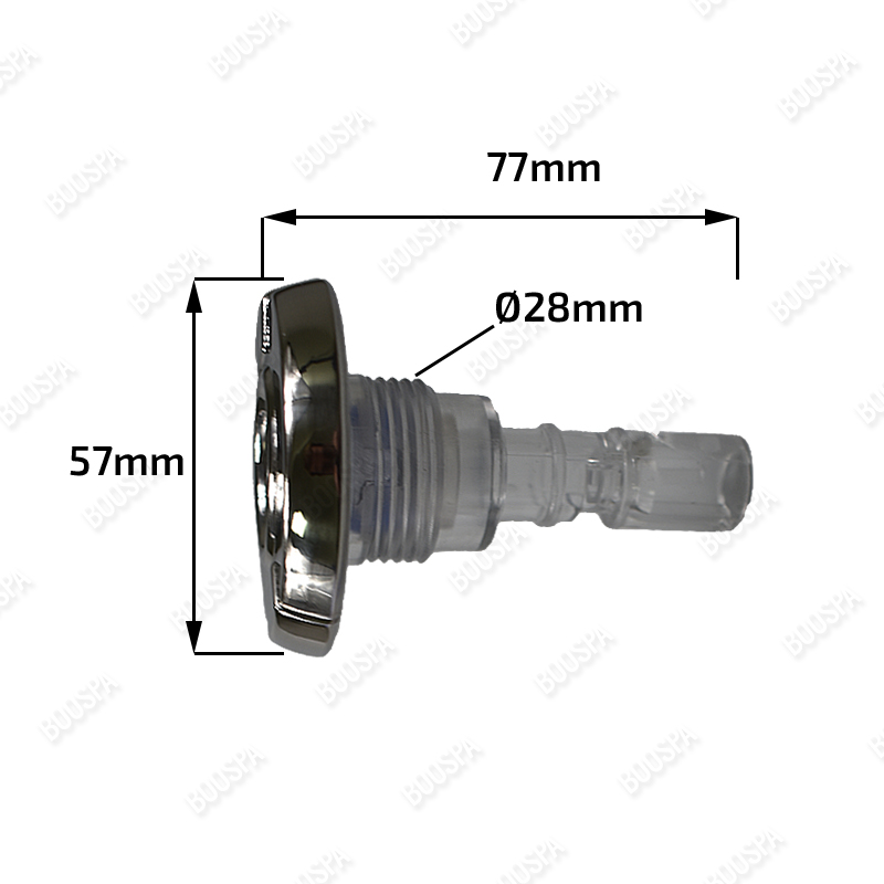 Jet transparent 2'' (57mm) Directionnel V3 INOX Wellis Jet transparent 2'' (57mm) Directionnel V3 INOX Wellis
