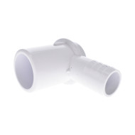 Coude 90° 1"M lisse vers 1/2" M cannelé