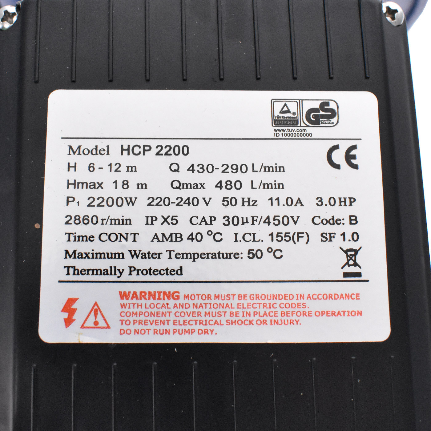 Pompe Piscine HCP2200