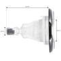 Jet 5" (127mm) Directionnel Transparent Inox Wellis