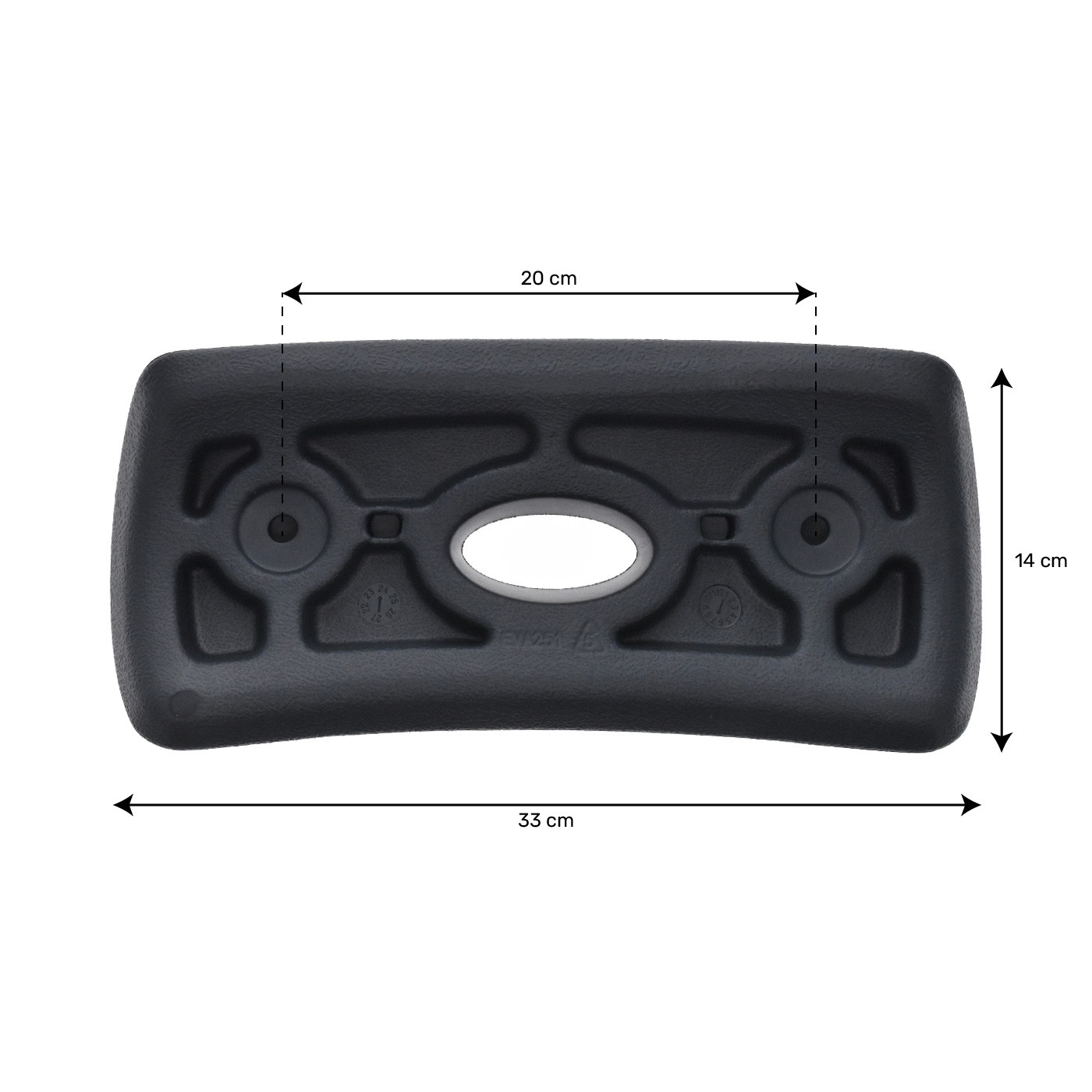 Appui-tête BOOSPA EVA 251 Noir
