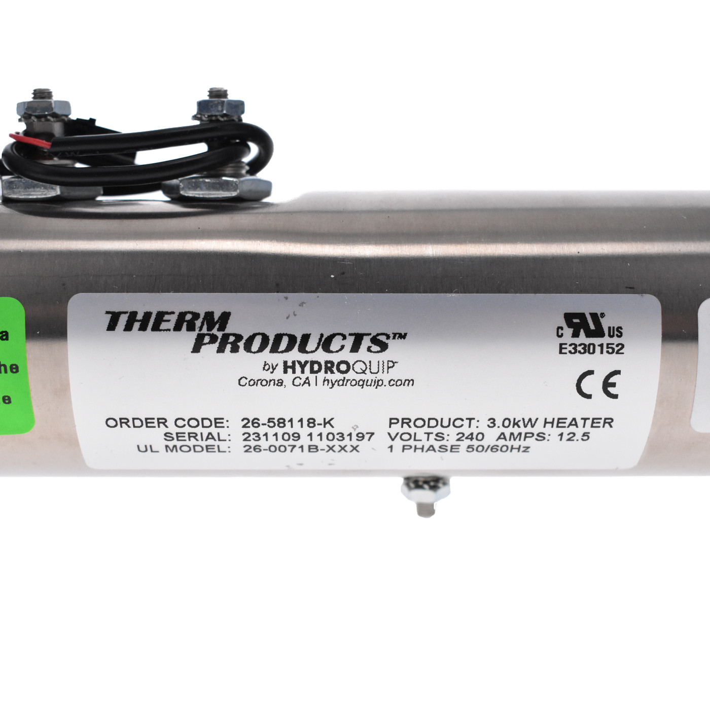 58118 3.0 kW Heater First generation