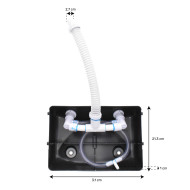 Support hydromassant NeckFlex pour appui-tête D1 2 jets