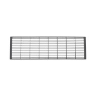 Air vent grille for spa cladding - 420 x 127 mm - Gray