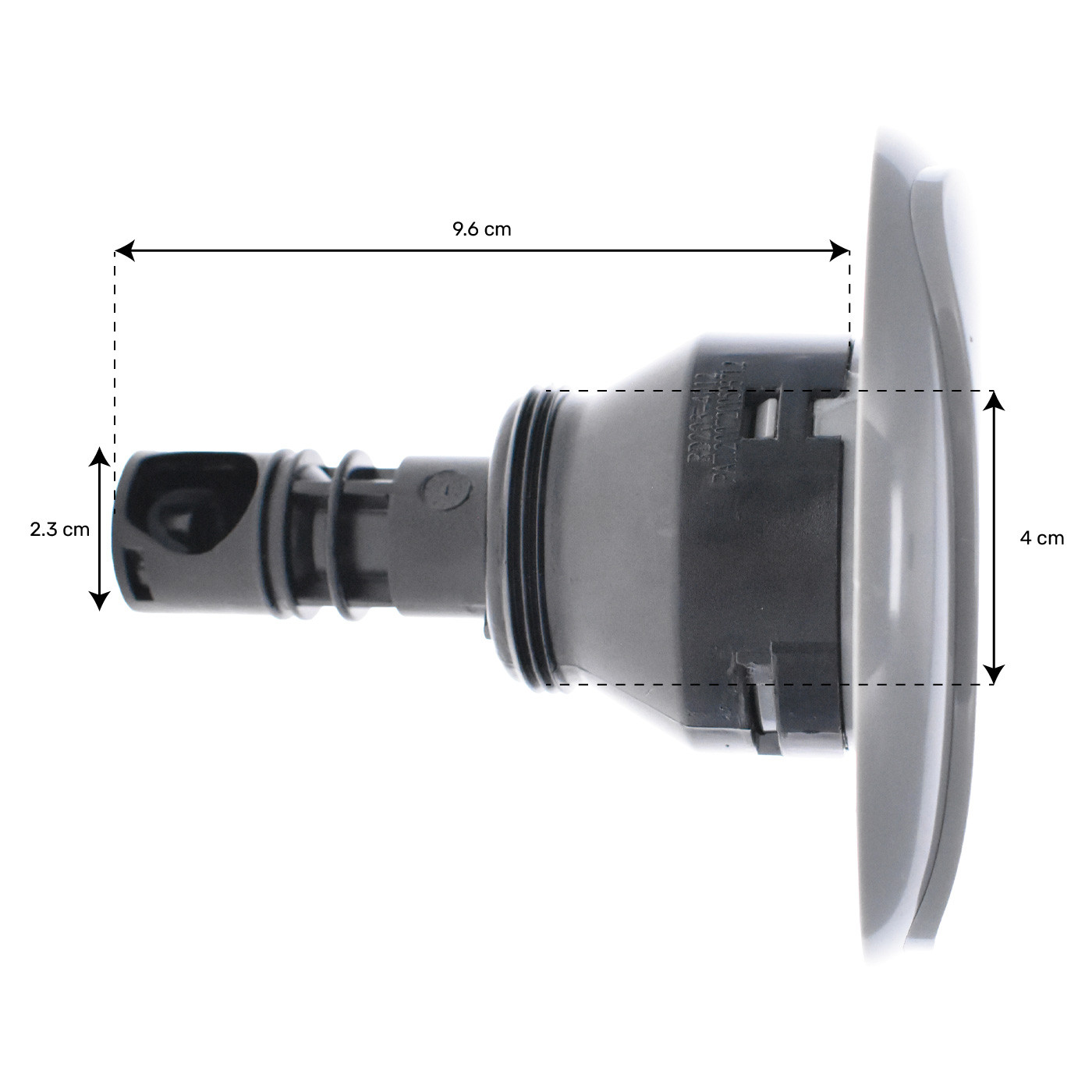 Buse en 4.5 pouces (110mm) - Directionnel Gris