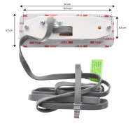 Clavier de commande VL403 avec autocollant WELLIS ACM0547